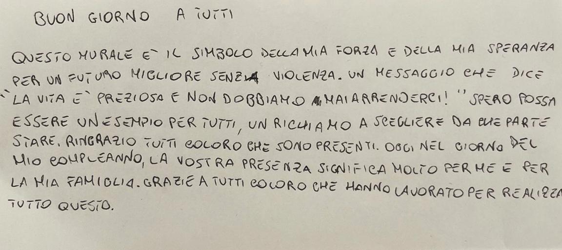 Messaggio Noemi