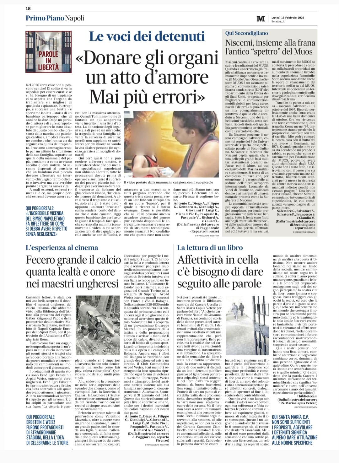 Pil 16 Febbraio 2026