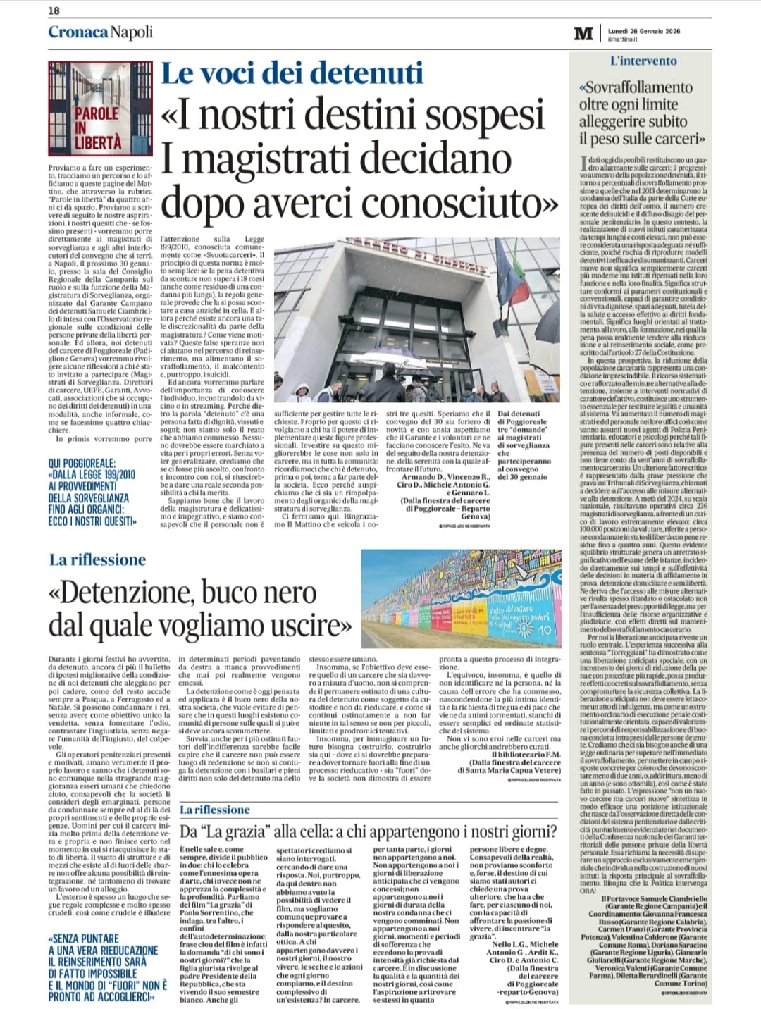 Pil del 26 Gennaio 2026