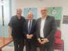 Il Presidente De Luca, don Tonino Palmese e l'Assessore Morcone