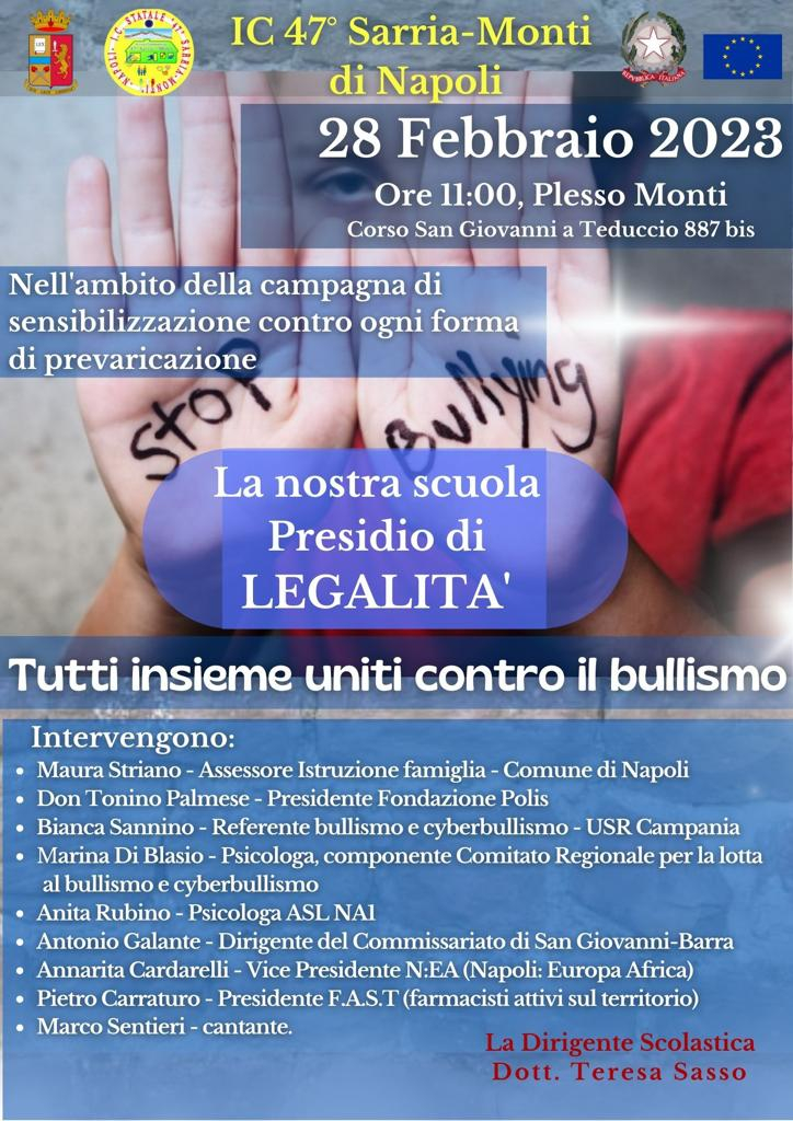 Tutti insieme uniti contro il bullismo