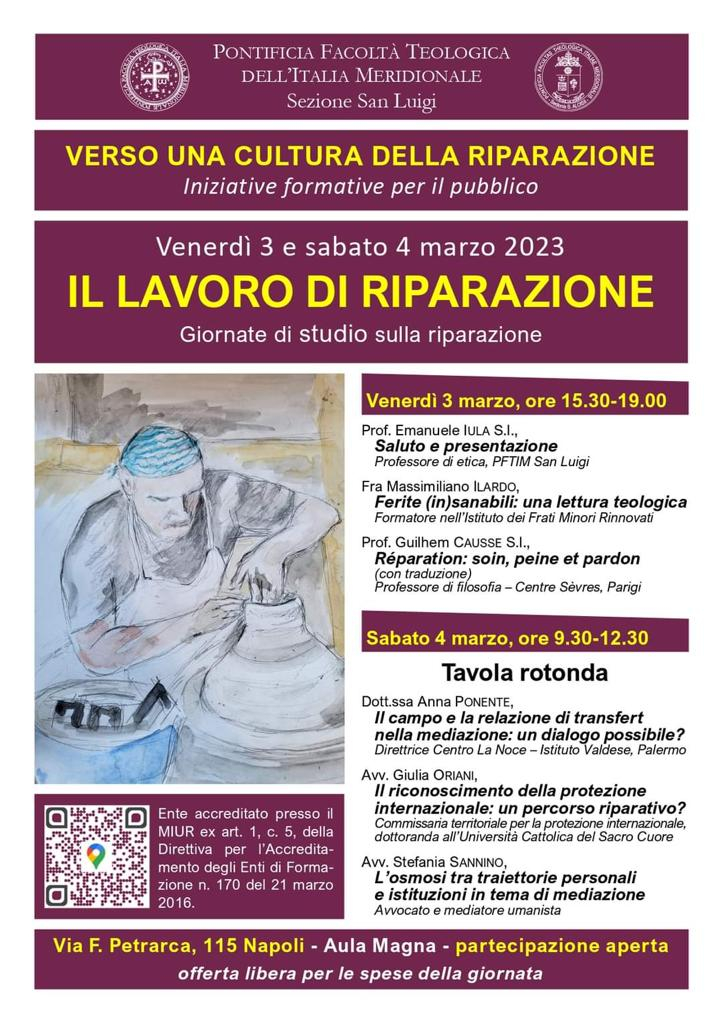 Locandina "Il Lavoro di Riparazione"