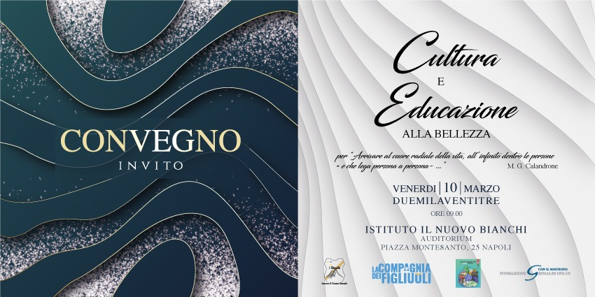 Invito Convegno Cultura e Educazione alla Bellezza