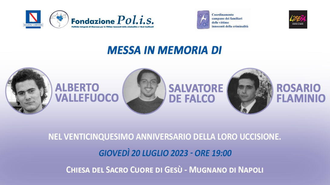 Messa in memoria di Vallefuoco, De Falco, Flaminio