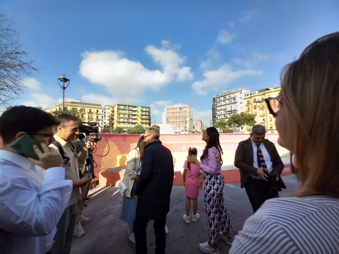 In Piazza Nazionale con Noemi