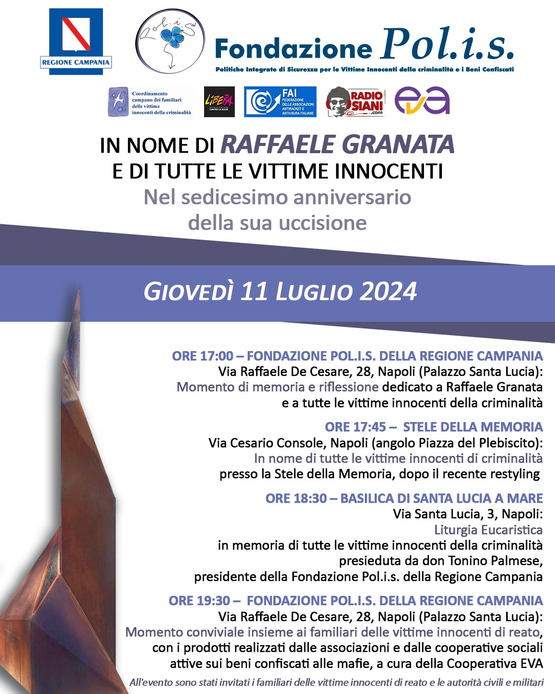 Locandina Commemorazione 11 Luglio