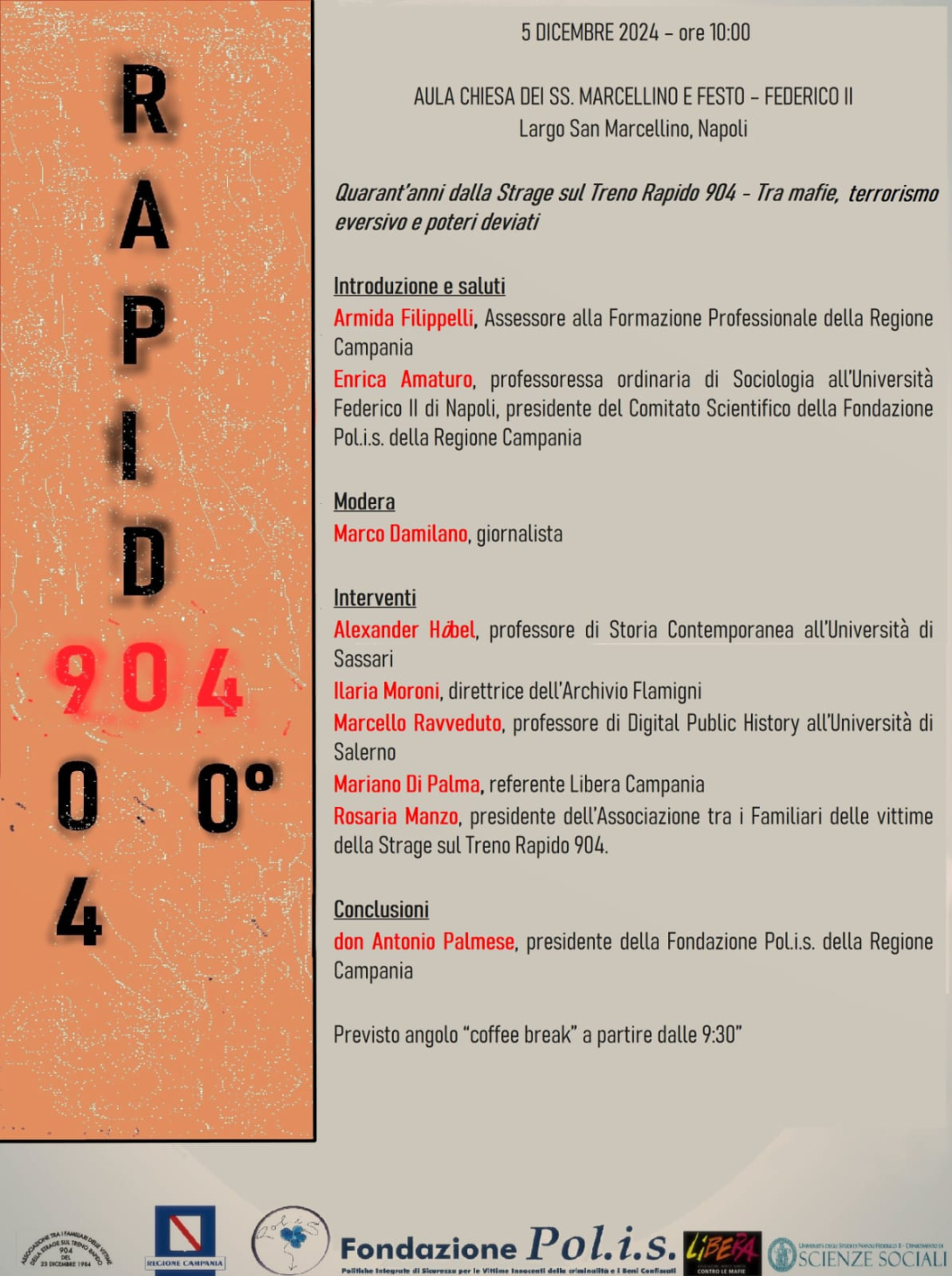 Programma Seminario Rapido 904