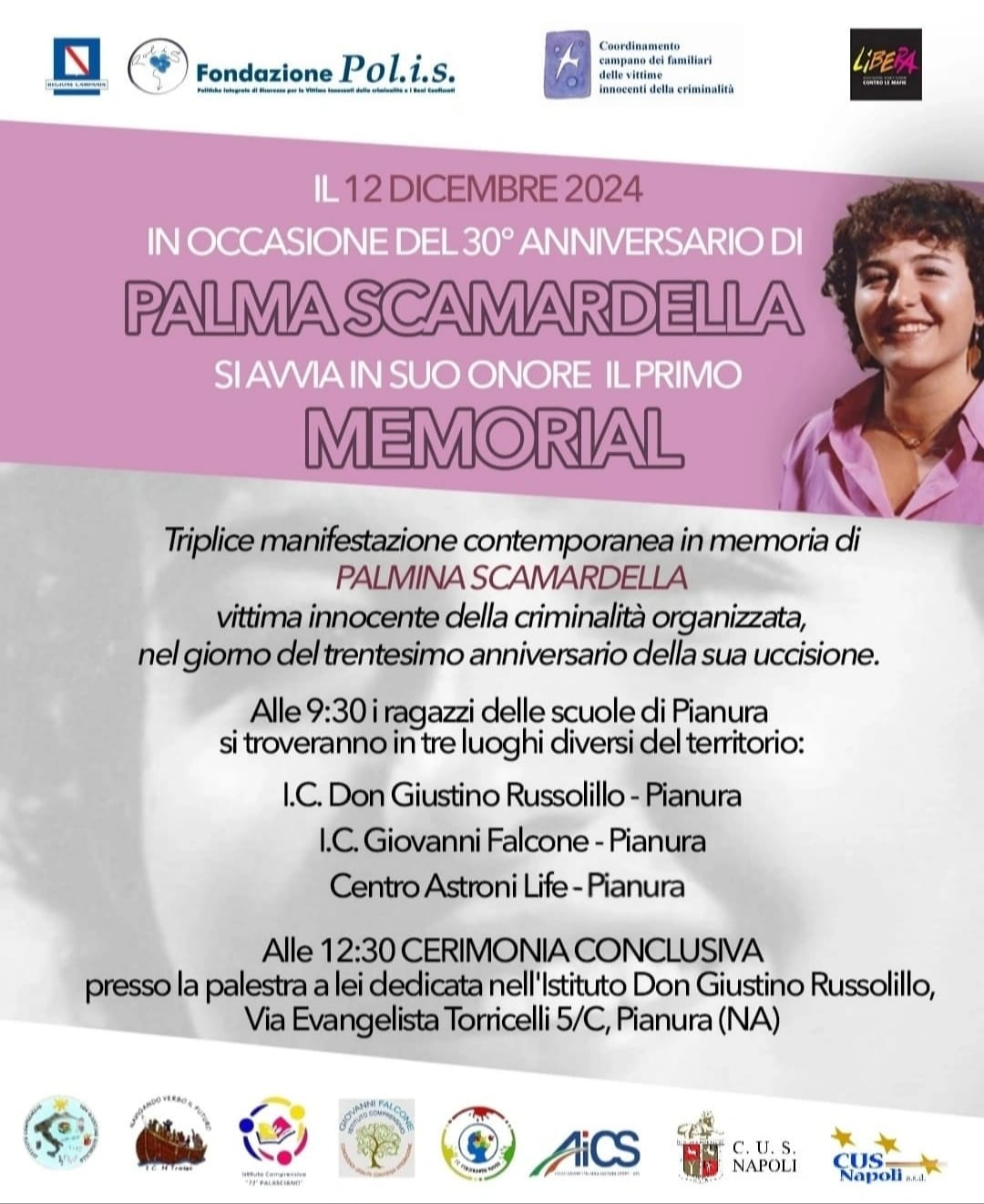 Primo Memorial in onore di Palmina Scamardella