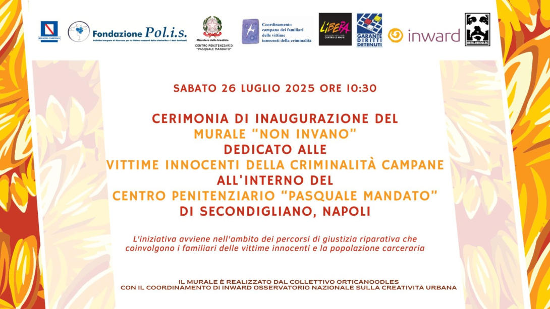 Inaugurazione Murale Non Invano
