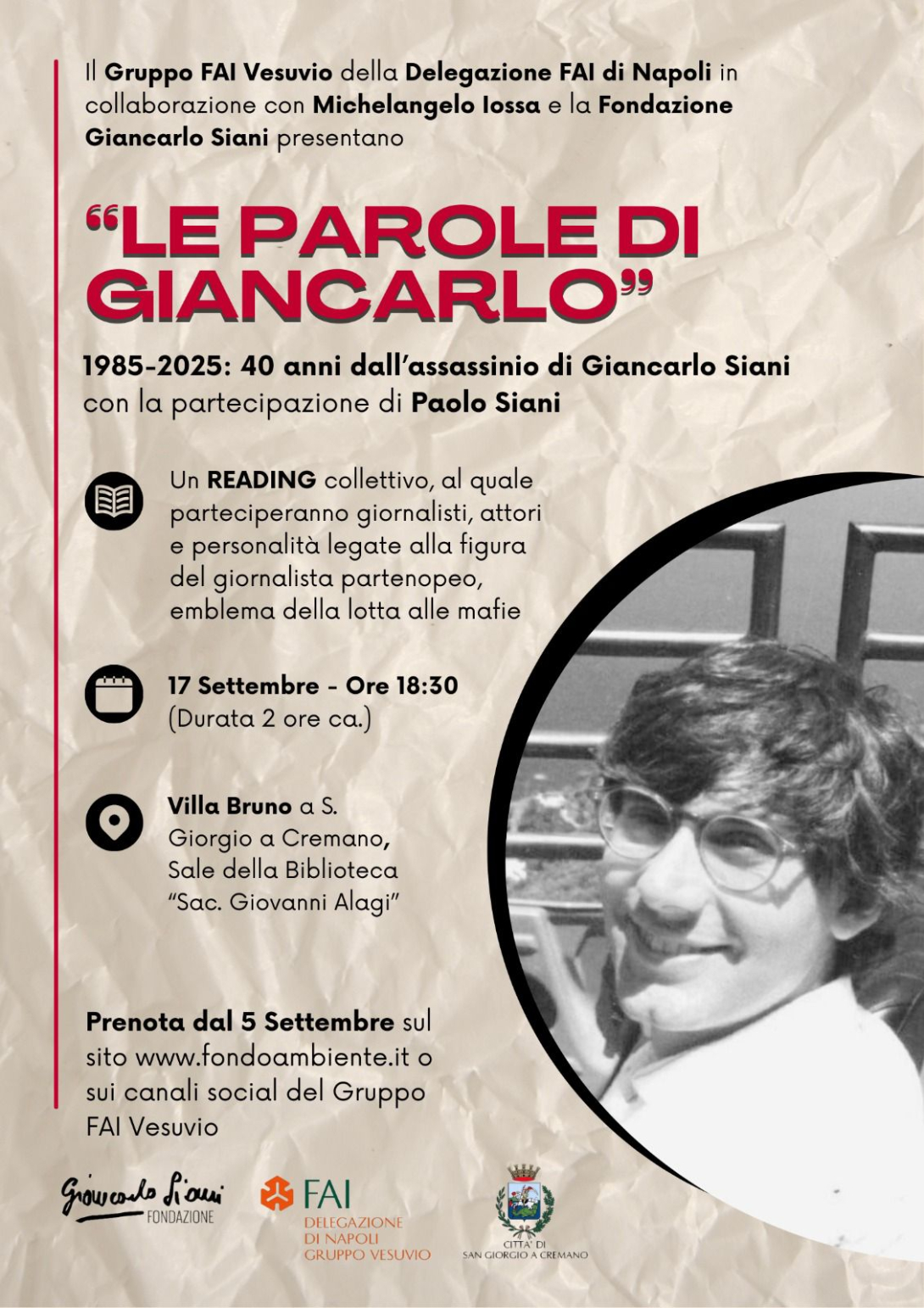 Le parole di Giancarlo