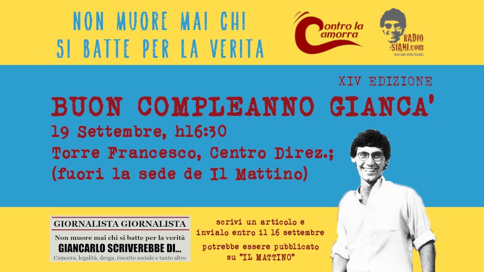 Buon Compleanno Giancà