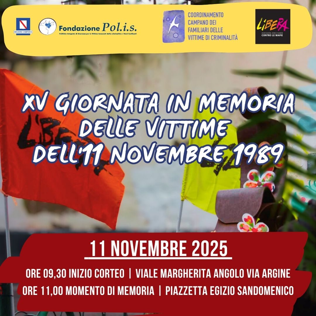 Quindicesima Giornata in Memoria delle Vittime dell'11 Novembre 1989