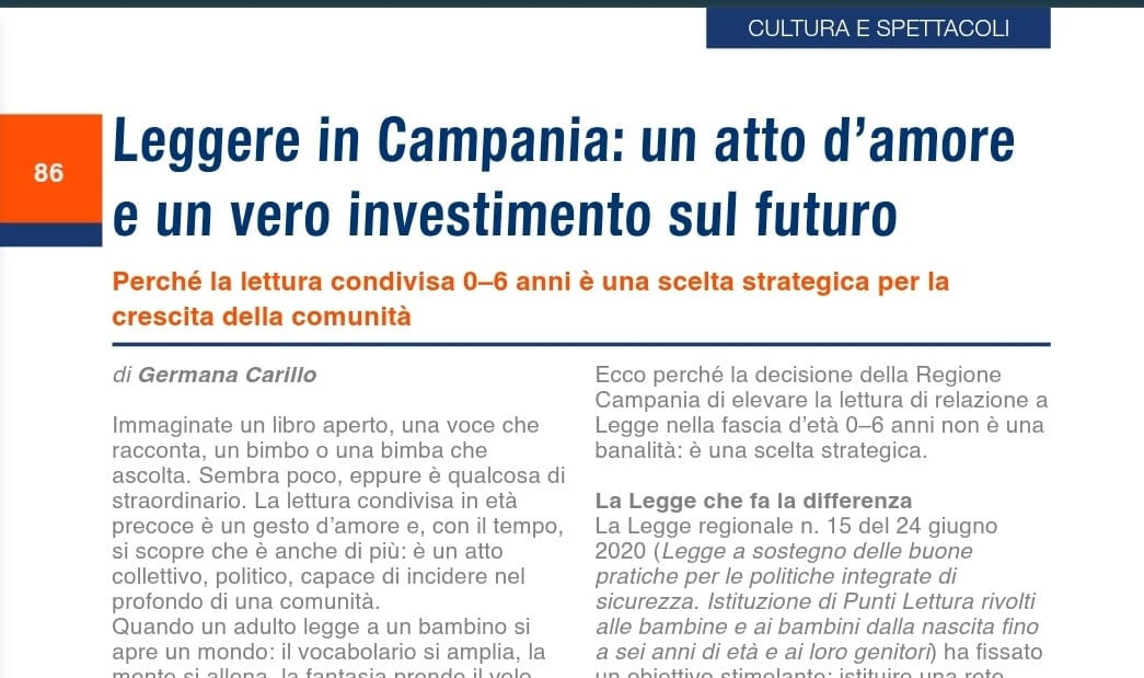Leggere in Campania