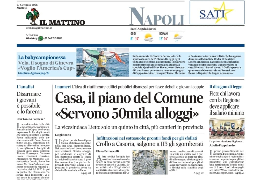 Il Mattino_27 Gennaio 2026