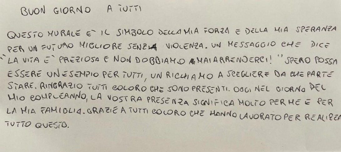 Messaggio Noemi