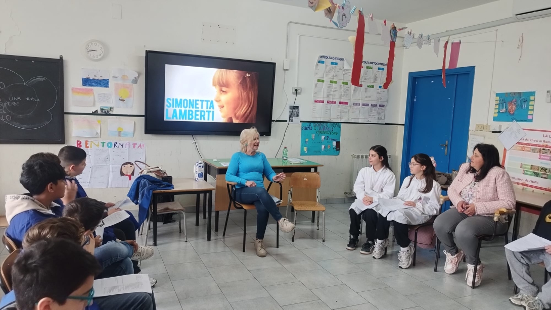 Angela Procaccini al Plesso Borsellino