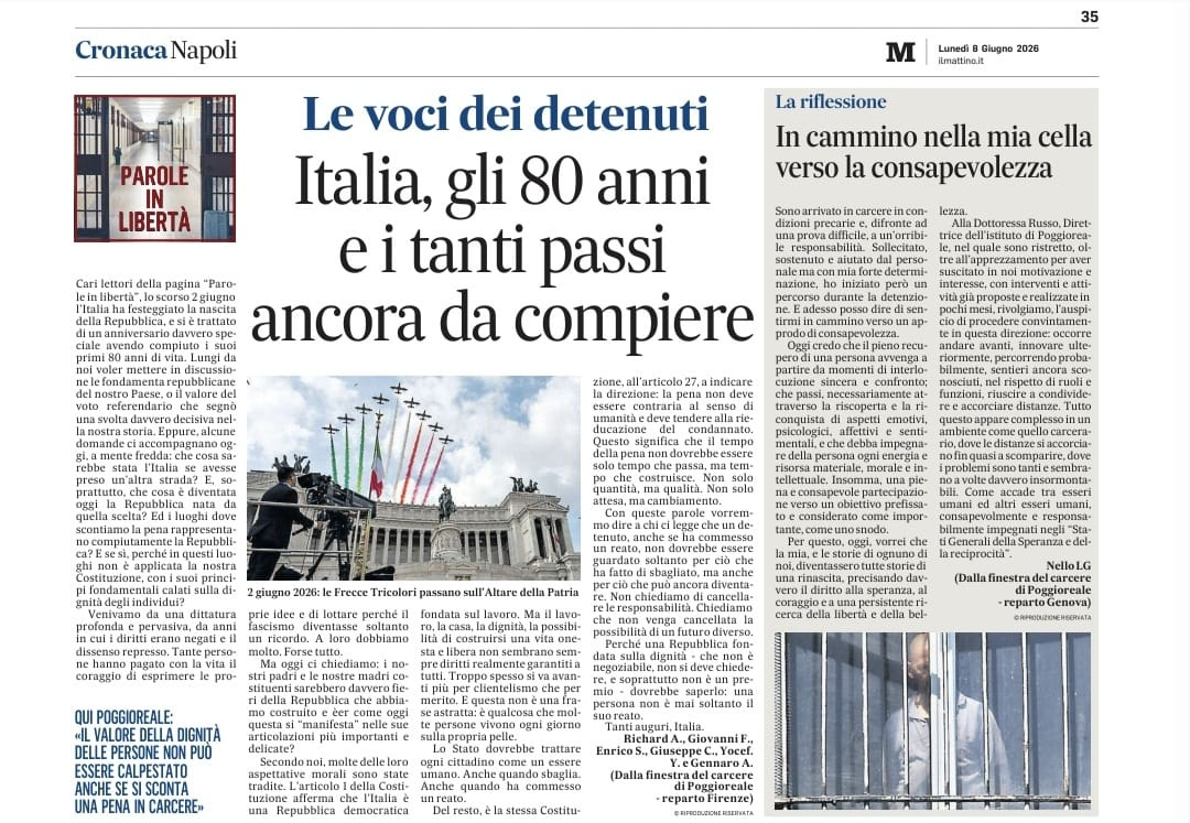 Parole in Libertà - 8 Giugno 2026